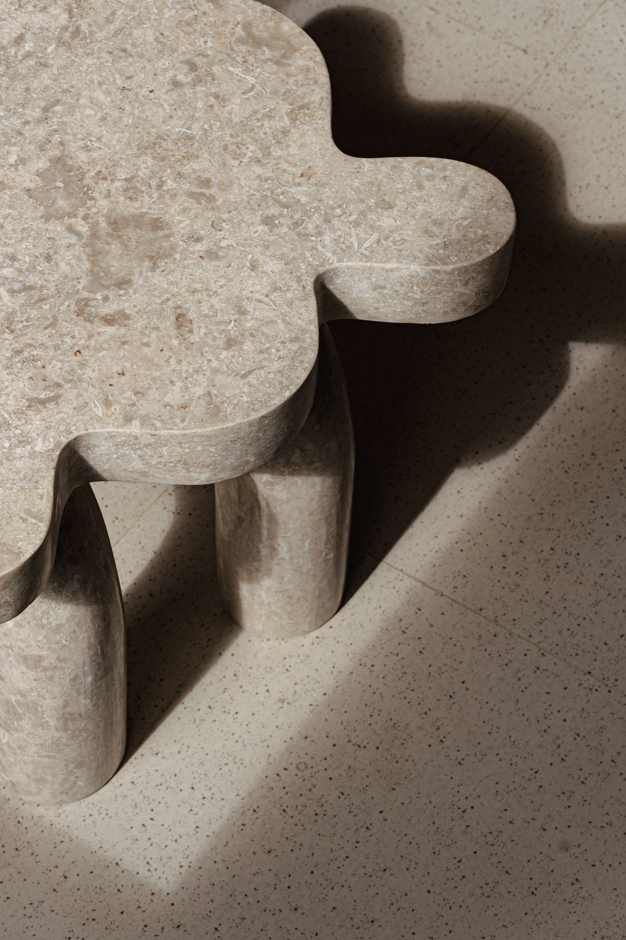 Ripple Side Table - Marble