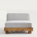 Wave Lounger - Pebble Boucle