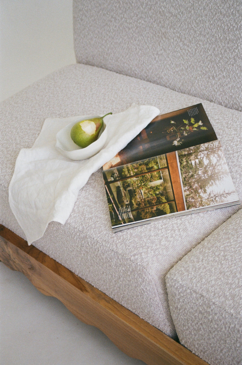 Wave Sofa Day Bed - Pebble Boucle